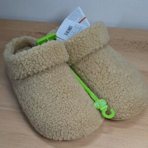 CROCS Classic Cozy Tan Slippers 10W 8M